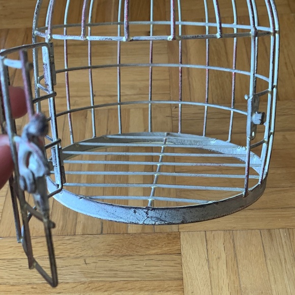 Decorative Metal Birdcage w/ Faux Nest and Eggs - Picture 6 of 16